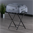 Winsome Tavin Transitional Metal Luggage Rack with Folding Straight Leg - Bronze