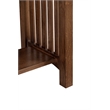 Crafters and Weavers Arts and Crafts 1 Drawer Wood Console Table in Walnut
