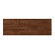 Crafters and Weavers Arts and Crafts 1 Drawer Wood Console Table in Walnut