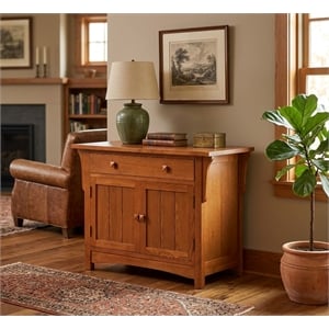 Crafters and Weavers Arts and Crafts Wood Cabinet in Michael's Cherry