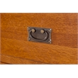 Crafters and Weavers Arts and Crafts 3-Drawer Solid Wood Sideboard in Walnut