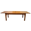 Crafters and Weavers Arts and Crafts Solid Wood Stow Leaf Dining Table in Cherry