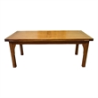 Crafters and Weavers Arts and Crafts Solid Wood Stow Leaf Dining Table in Cherry