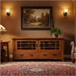Crafters and Weavers Arts and Crafts Wood TV Stand for TVs up to 60