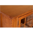 Crafters and Weavers Arts and Crafts Wood TV Stand for TVs up to 72