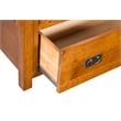 Crafters and Weavers Arts and Crafts Wood TV Stand for TVs up to 72