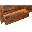 Crafters and Weavers Arts and Crafts Wood TV Stand for TVs up to 72