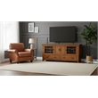 Crafters and Weavers Arts and Crafts Wood TV Stand for TVs up to 72