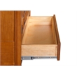 Crafters and Weavers Arts and Crafts Wood TV Stand for TVs up to 48