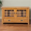 Crafters and Weavers Arts and Crafts Wood TV Stand for TVs up to 48