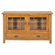 Crafters and Weavers Arts and Crafts Wood TV Stand for TVs up to 48