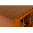 Crafters and Weavers Arts and Crafts Wood TV Stand for TVs up to 48
