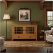 Crafters and Weavers Arts and Crafts Wood TV Stand for TVs up to 48