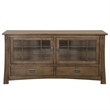 Crafters and Weavers Arts and Crafts Wood TV Stand for TVs up to 60