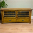 Crafters and Weavers Arts and Crafts Wood TV Stand for TVs up to 60