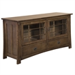 Crafters and Weavers Arts and Crafts Wood TV Stand for TVs up to 60