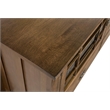 Crafters and Weavers Arts and Crafts Wood TV Stand for TVs up to 60