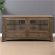 Crafters and Weavers Arts and Crafts Wood TV Stand for TVs up to 60