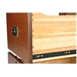 Crafters and Weavers Arts and Crafts 2-Drawer Wood File Cabinet in Cherry