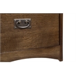 Crafters and Weavers Arts and Crafts 4-Drawer Wood File Cabinet in Walnut