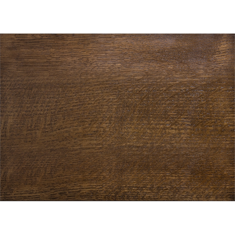 Crafters and Weavers Arts and Crafts 4-Drawer Wood File Cabinet in Walnut
