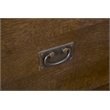 Crafters and Weavers Arts and Crafts 4-Drawer Wood File Cabinet in Walnut