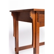 Crafters and Weavers Arts and Crafts Wood Library Table in Cherry
