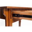 Crafters and Weavers Arts and Crafts Wood Library Table in Cherry