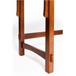 Crafters and Weavers Arts and Crafts Wood Library Table in Cherry
