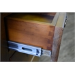 Crafters and Weavers Arts and Crafts Wood Library Desk w/ File Cabinet in Cherry