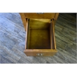 Crafters and Weavers Arts and Crafts Wood Library Desk w/ File Cabinet in Cherry