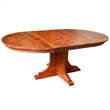Crafters and Weavers Arts and Crafts Solid Wood Dining Table in Cherry