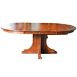 Crafters and Weavers Arts and Crafts Solid Wood Dining Table in Cherry