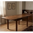 Crafters and Weavers Arts and Crafts Solid Wood Kitchen Table in Walnut