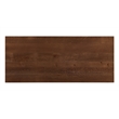 Crafters and Weavers Craftsman 2-Shelf Solid Wood Chest in Walnut