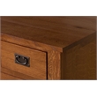 Crafters and Weavers Craftsman 7-Drawer Solid Wood Chest in Cherry