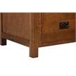 Crafters and Weavers Craftsman 7-Drawer Solid Wood Chest in Cherry