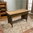 Crafters and Weavers Arts and Crafts Wood Writing Desk in Cherry Oak