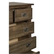 Crafters and Weavers Craftsman Mission 6-Drawer Solid Wood Dresser in Walnut