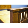 Crafters and Weavers Craftsman Mission Solid Wood King Bed with Slats in Cherry