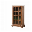Crafters and Weavers Arts and Crafts Wood Display Bookcase in Cherry