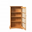 Crafters and Weavers Arts and Crafts Wood Display Bookcase in Cherry