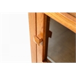 Crafters and Weavers Arts and Crafts Wood Display Bookcase in Cherry