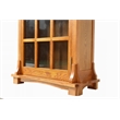 Crafters and Weavers Arts and Crafts Wood Display Bookcase in Cherry
