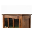 Crafters and Weavers Arts and Crafts Wood Display Bookcase in Cherry