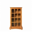 Crafters and Weavers Arts and Crafts Wood Display Bookcase in Cherry