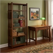 Crafters and Weavers Arts and Crafts Wood Bookcase in Walnut Finish