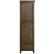 Crafters and Weavers Craftsman Mission 2-Door Solid Wood Armoire in Cherry