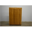 Crafters and Weavers Arts and Crafts Wood Curio Cabinet in Light Cherry