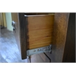 Crafters and Weavers Arts and Crafts 2-Door Solid Wood Cabinet in Walnut